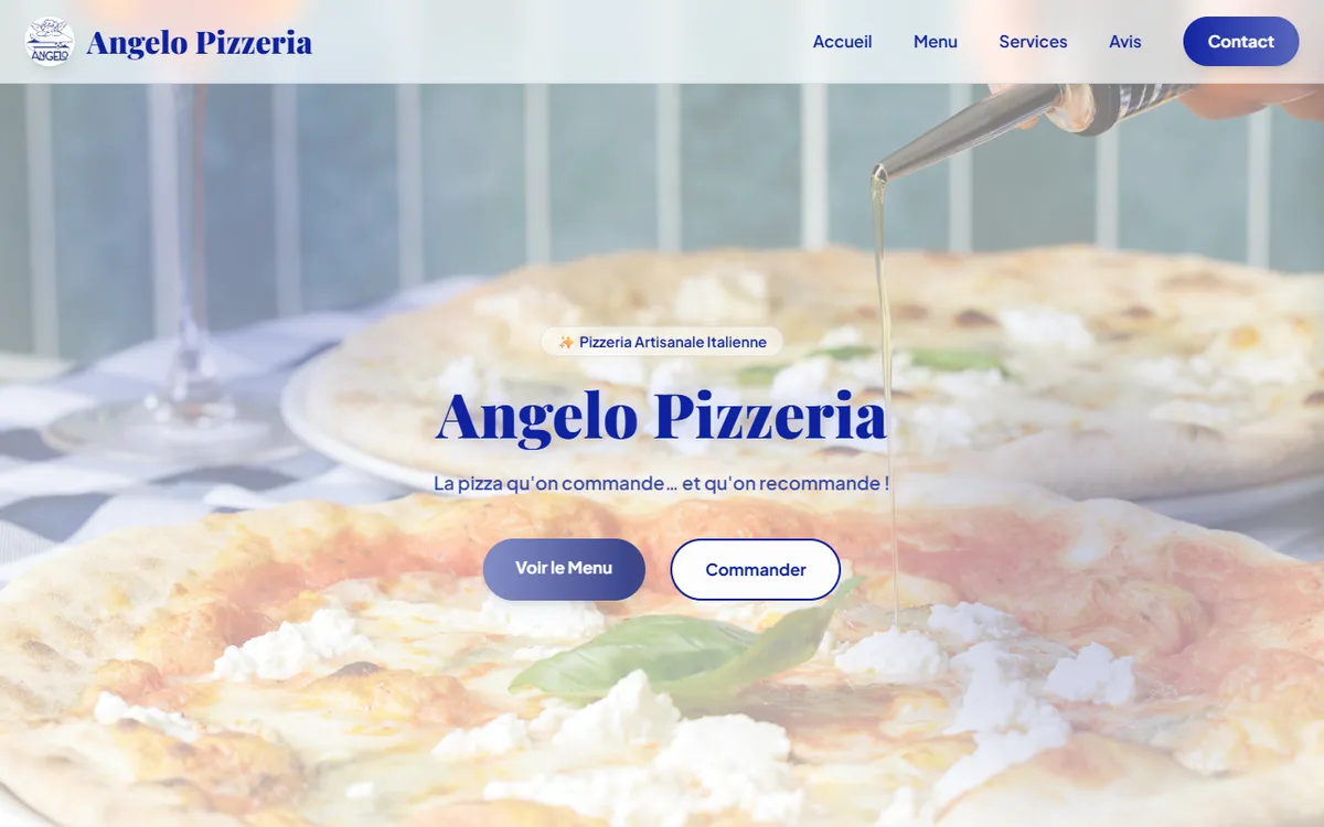 Accueil Angelo Pizzeria, pizzeria napolitaine à Montpellier