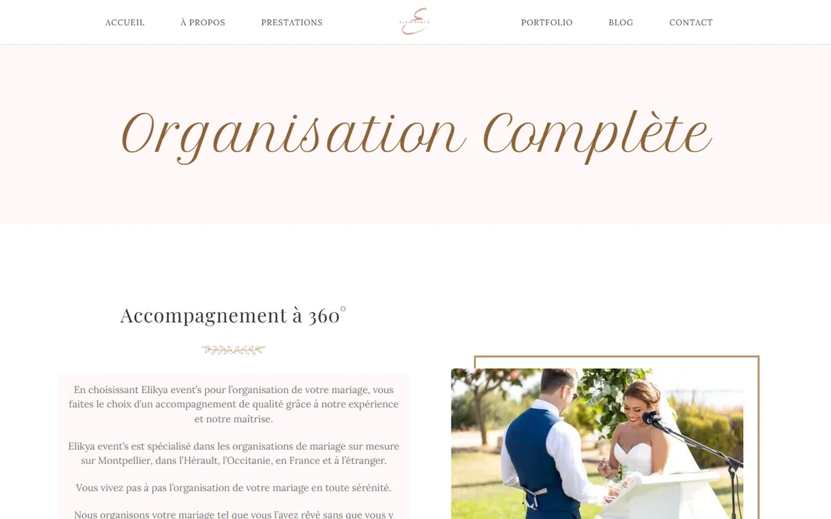 Détail des prestations Elikya Events