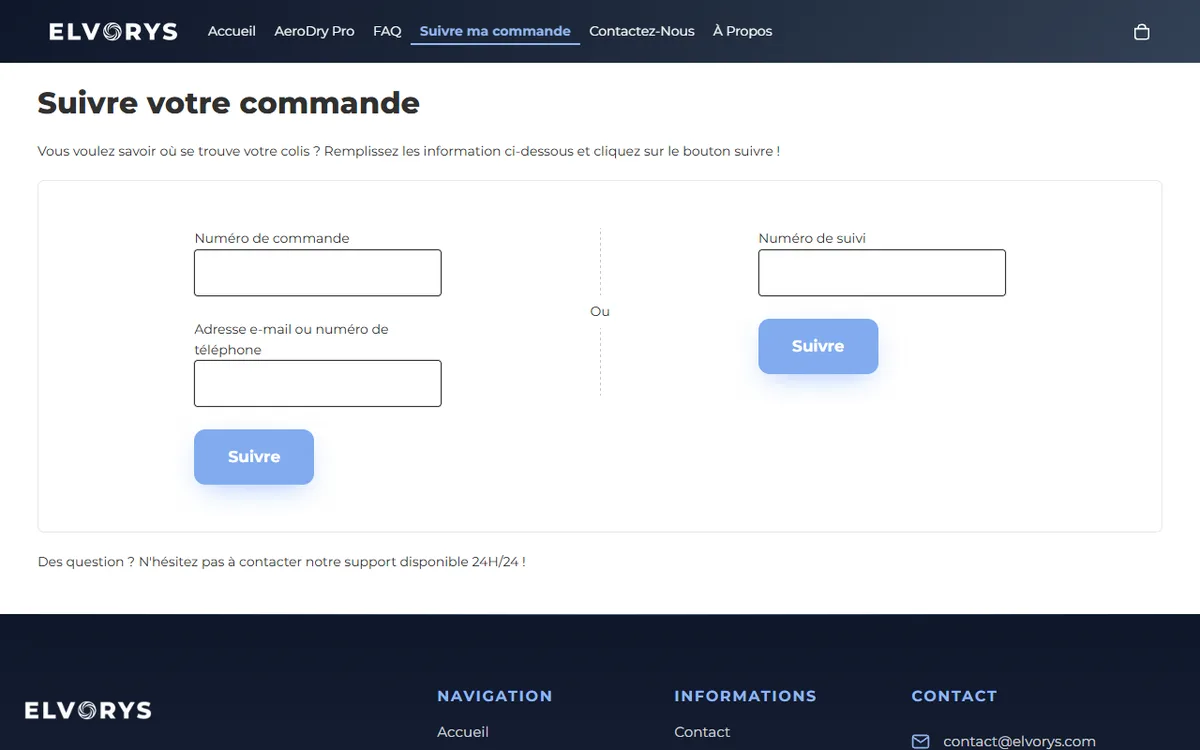 FAQ Elvorys organisée par thème