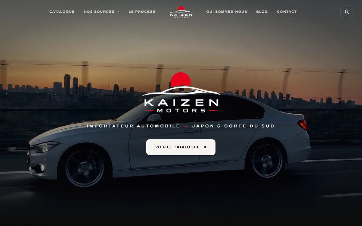 Accueil Kaizen Motors, importateur automobile Japon et Corée du Sud