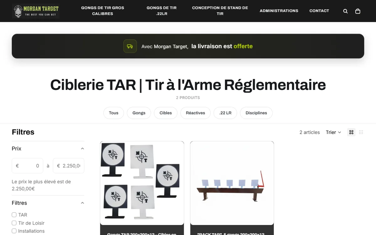 Collection cibles TAR