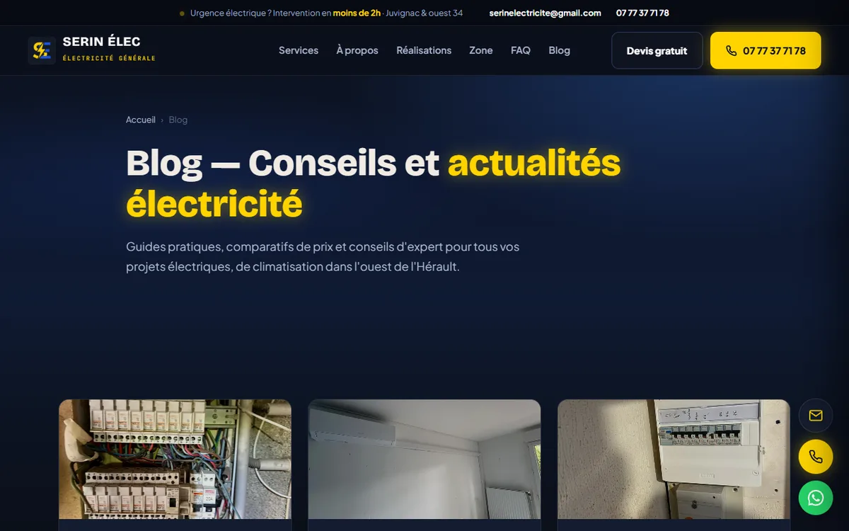 Blog SEO de Serin Élec