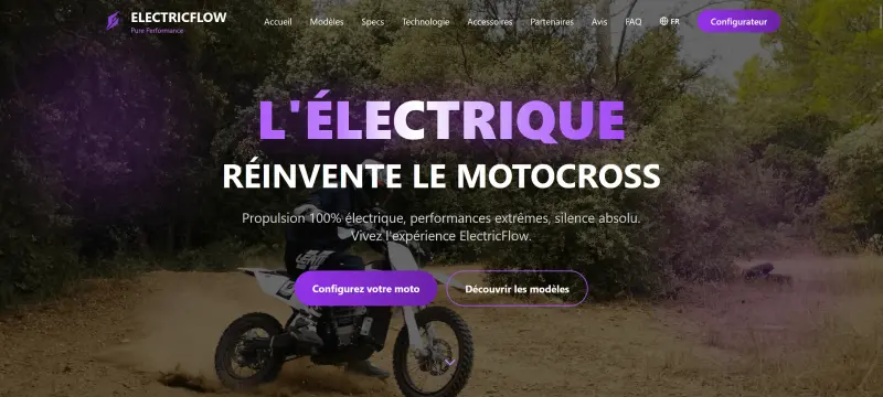 Electric Flow – Site Vitrine par SDR Web, agence web Montpellier